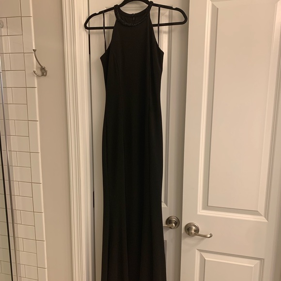 Lulus long black sleek dress! - Picture 2 of 6